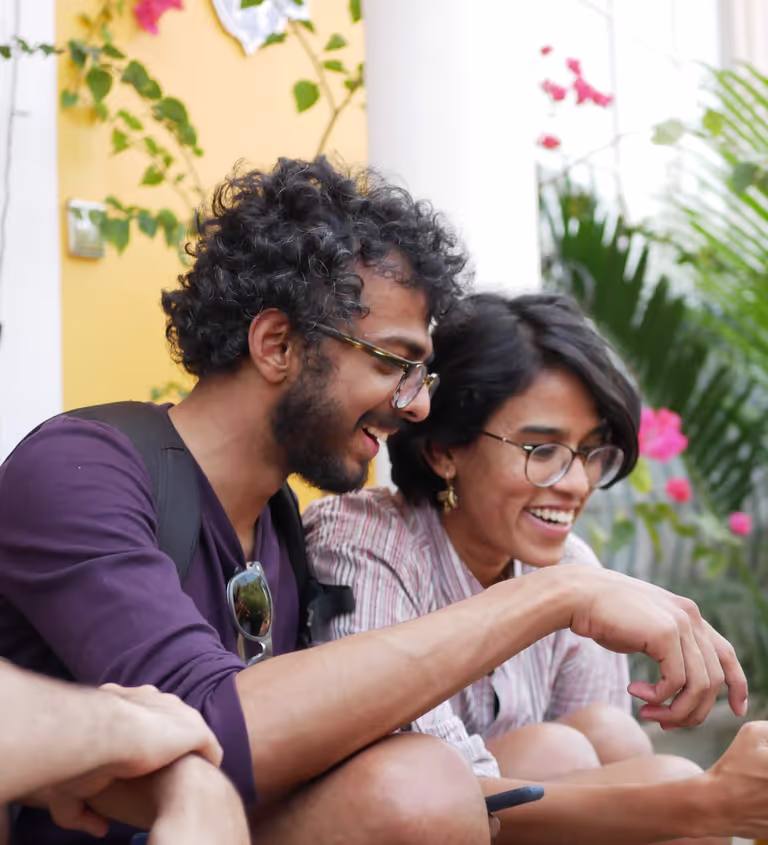 Tutors helping students